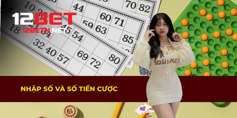 Cách nhập số và đặt tiền cược khi chơi xổ số
